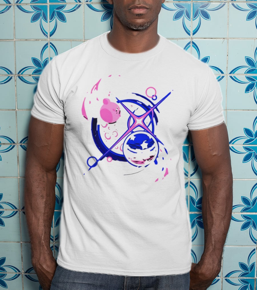 Kirby Oyasumi Celestial Moon Stars Dream T-Shirt
