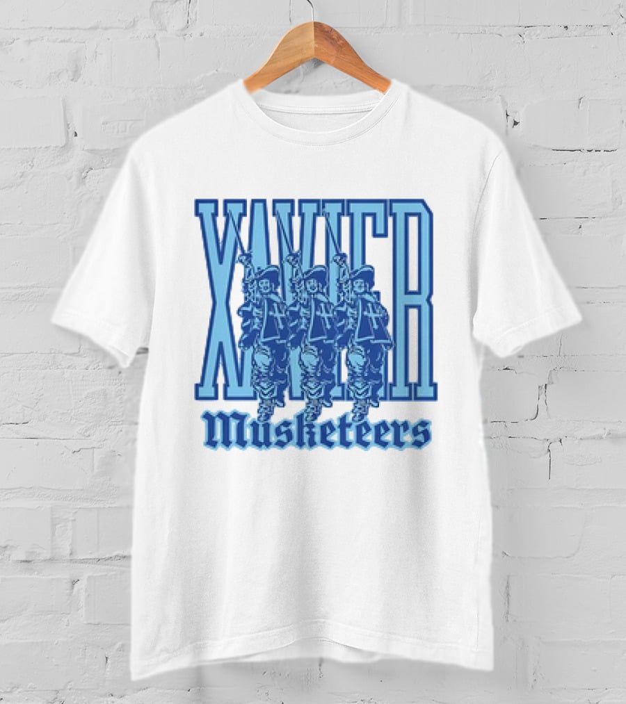 Xavier Musketeers Men's Basketball Three Musketeers Vintage T-Shirt