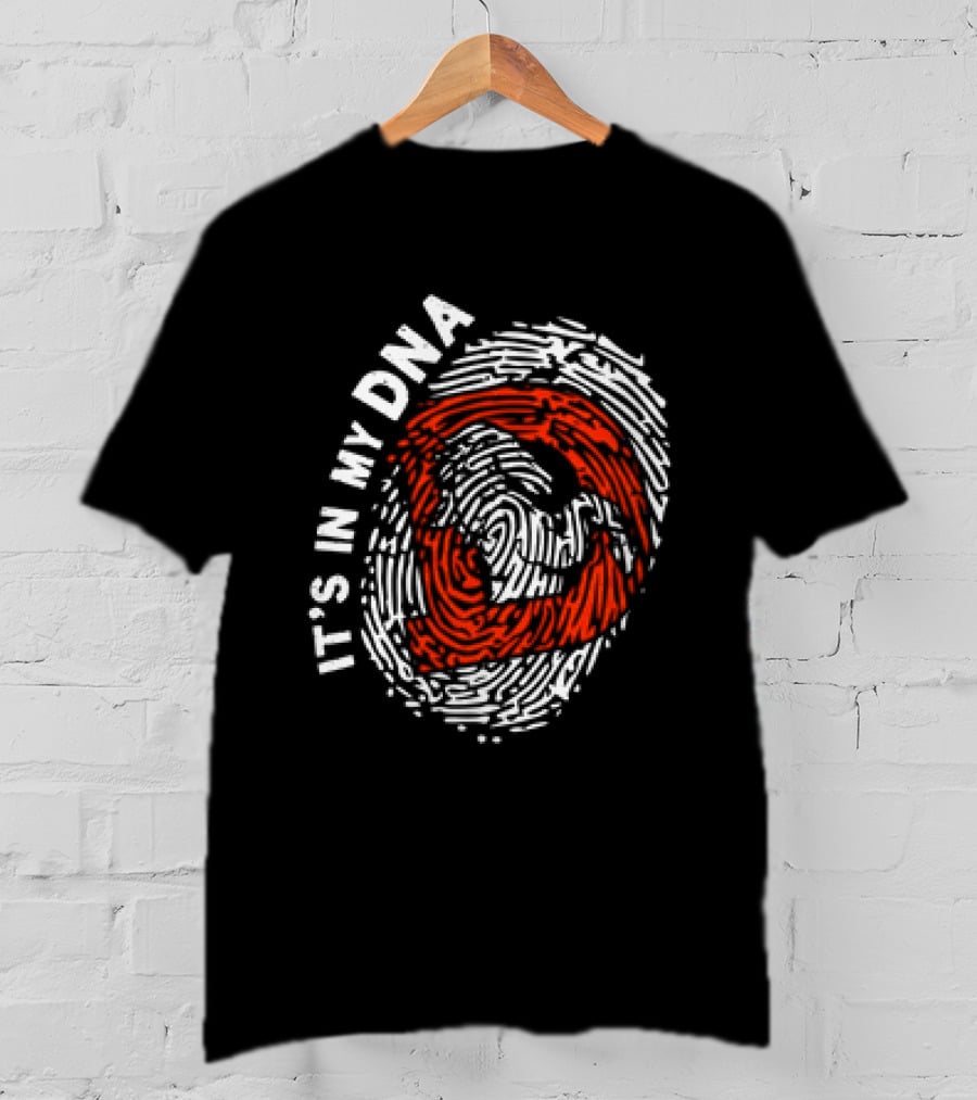 It's In My DNA Denver Broncos Fingerprint T-Shirt