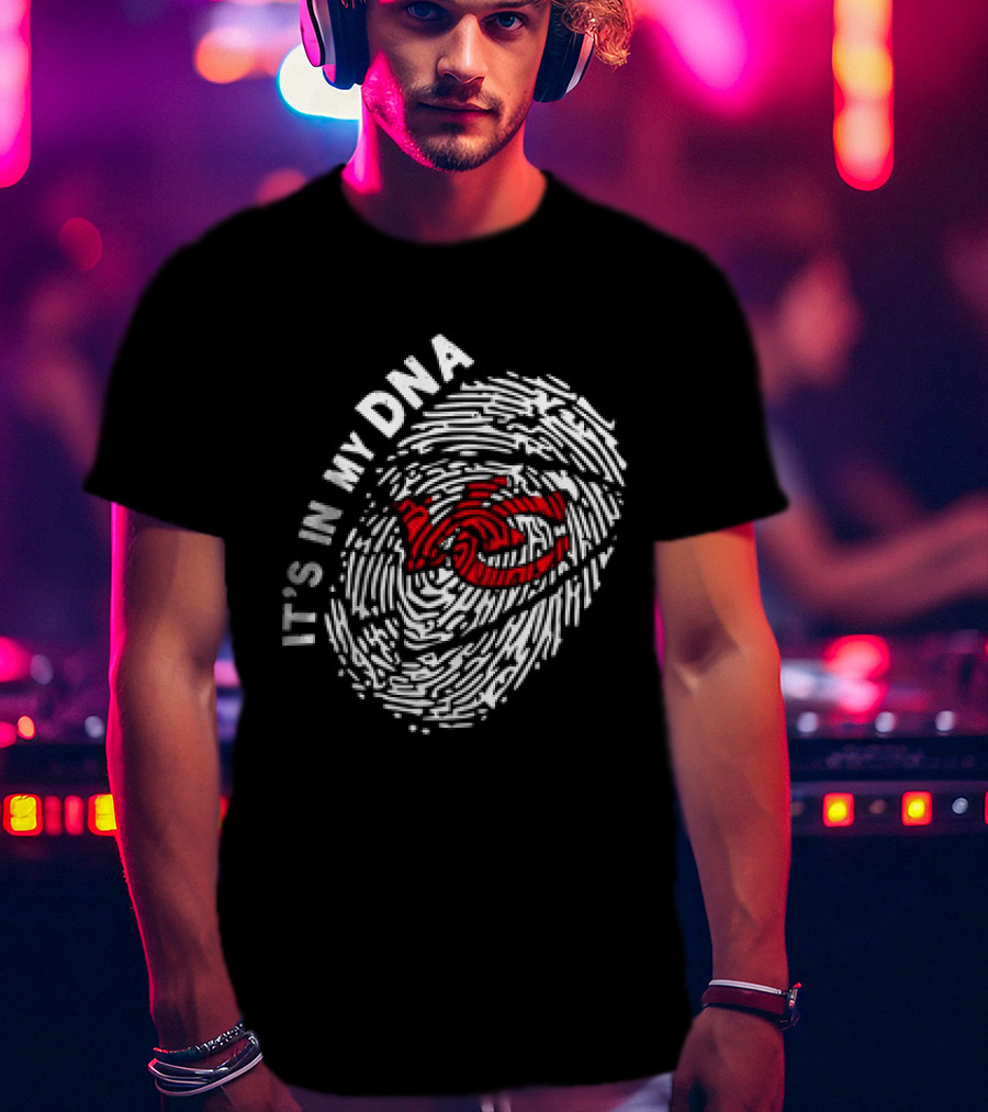 Kansas City Chiefs It's In My DNA Fingerprint T-Shirt