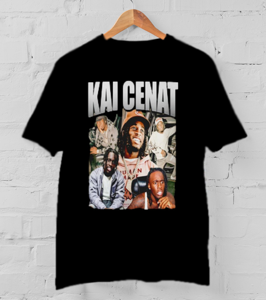 Kai Cenat Vintage Style Collage With 90s Vibe T-Shirt