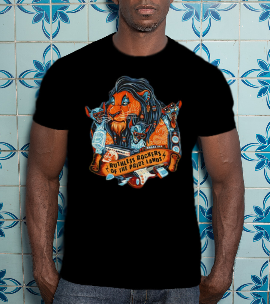 Scar And The Hyenas Ruthless Rockers Of The Pride Lands T-Shirt