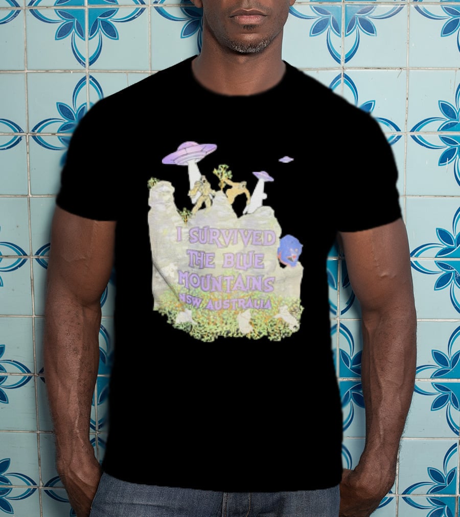 I Survived UFO Encounter In The Blue Mountains NSW Australia T-Shirt