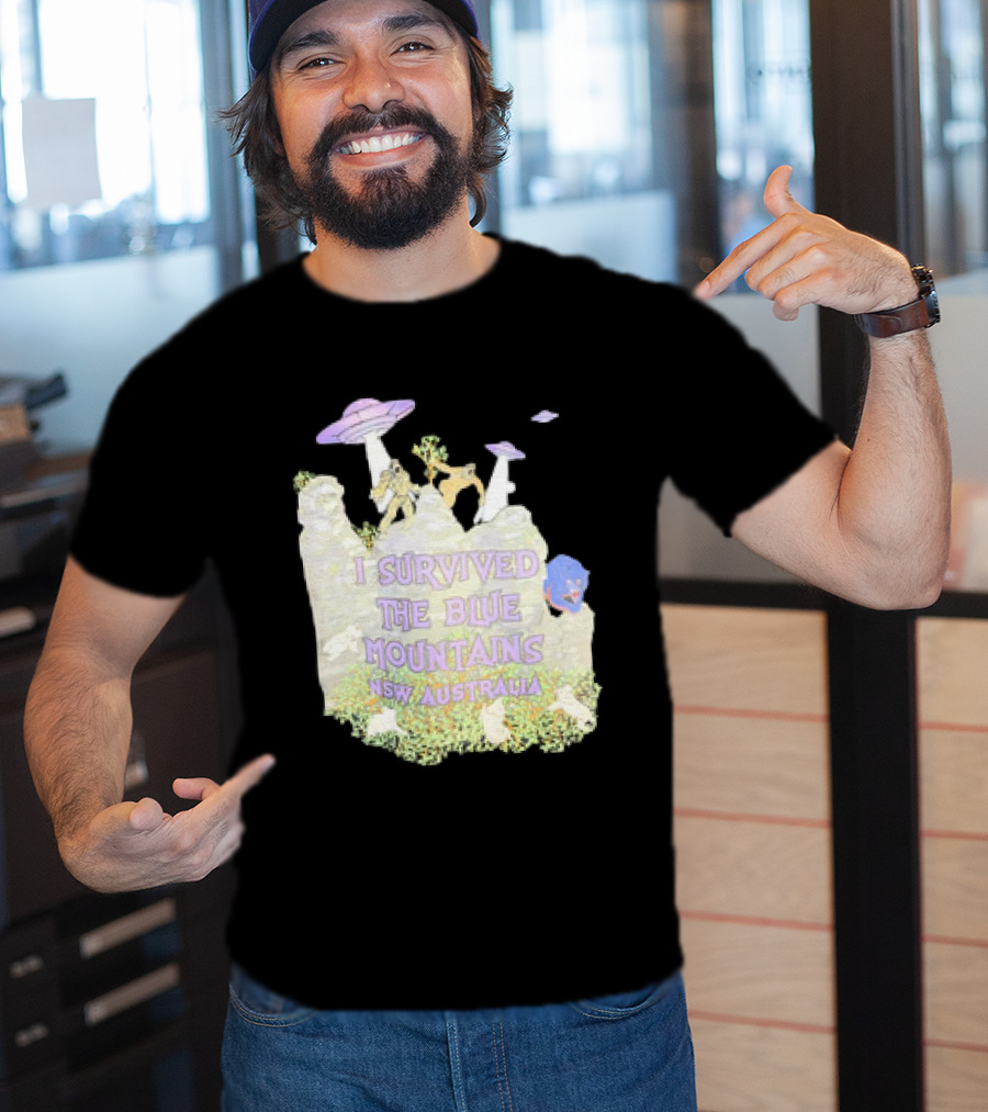 I Survived UFO Encounter In The Blue Mountains NSW Australia T-Shirt