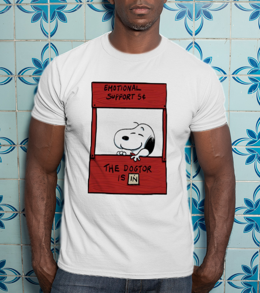 Emotional Support The Dogtor Is In T-Shirt