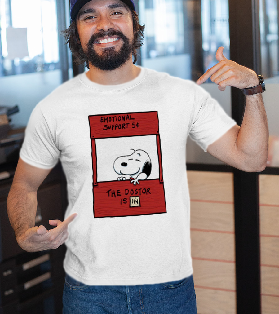 Emotional Support The Dogtor Is In T-Shirt