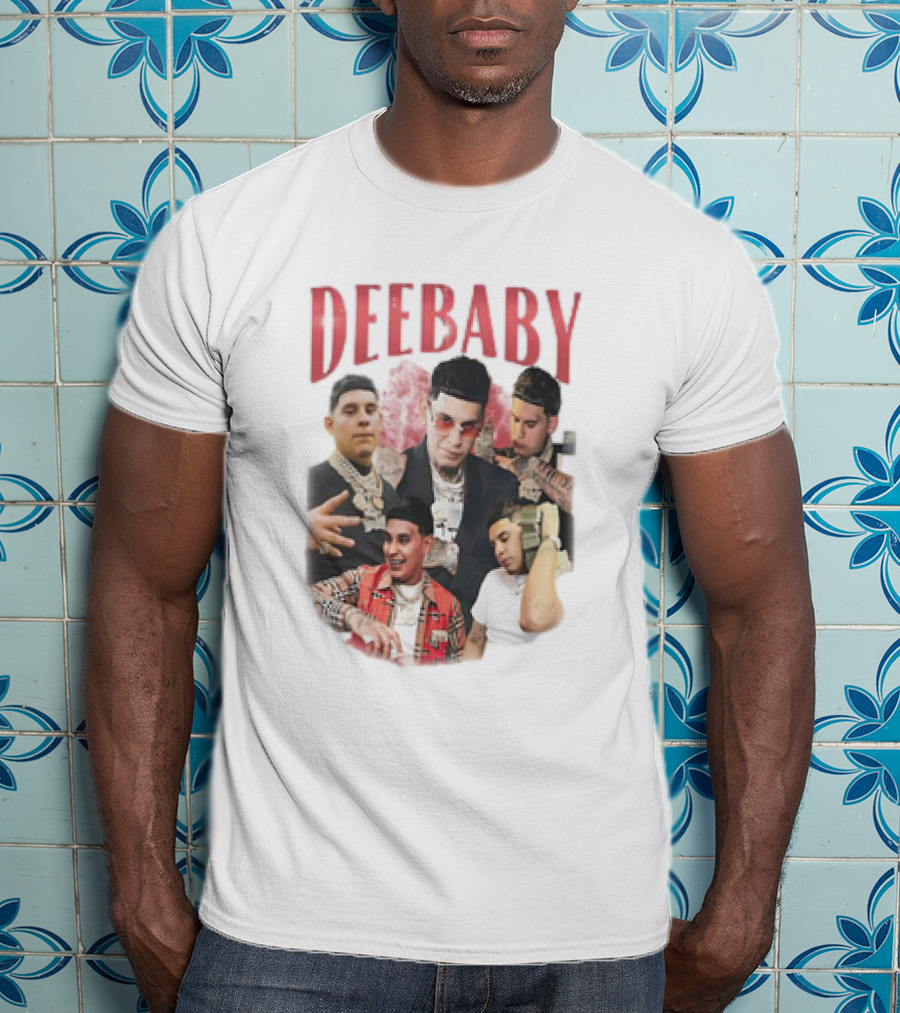 DEEBABY Collage With Jewelry Style Motifs T-Shirt