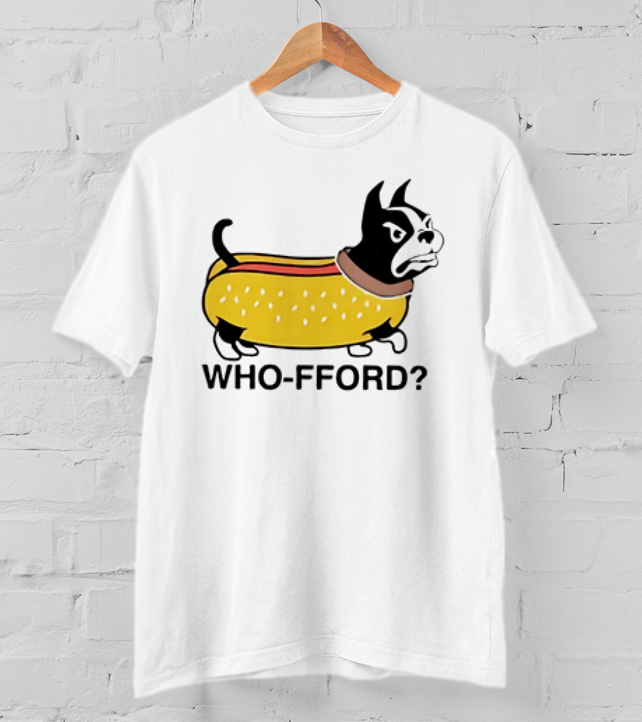 Furman Paladins Who-fford Hot Dog Bulldog T-Shirt