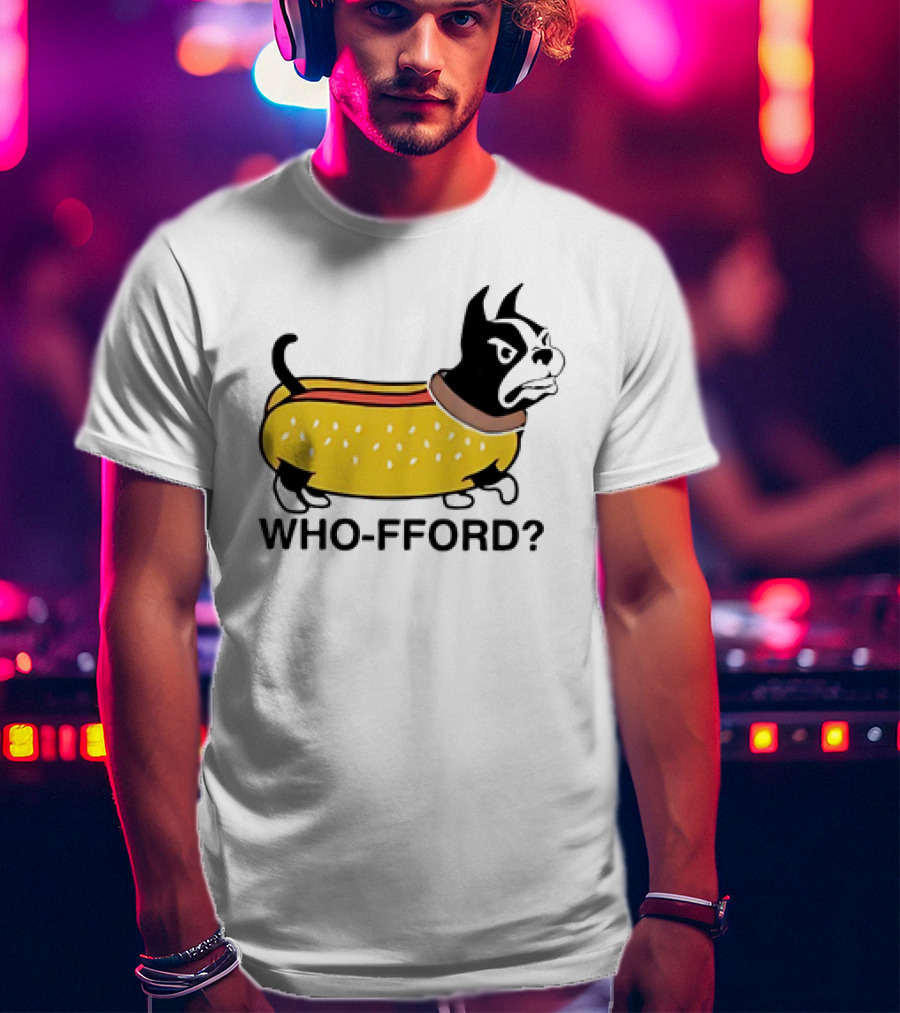 Furman Paladins Who-fford Hot Dog Bulldog T-Shirt