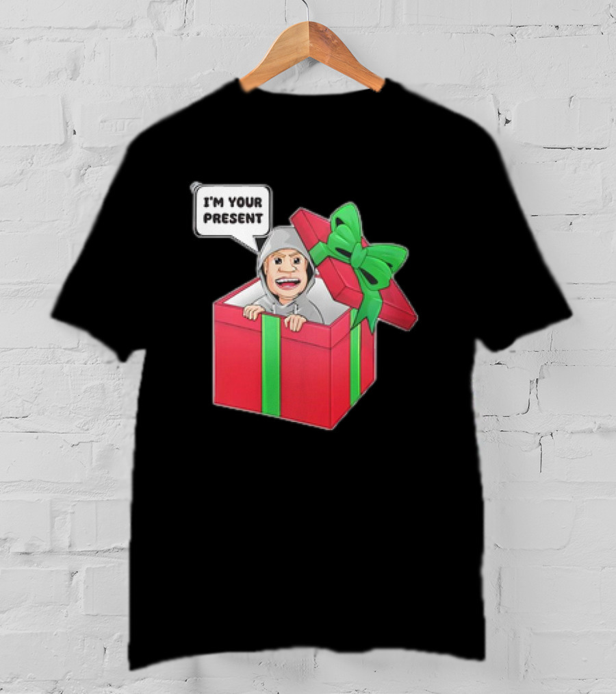 Artem Potokin I’m Your Present Cartoon Character In Gift Box T-Shirt