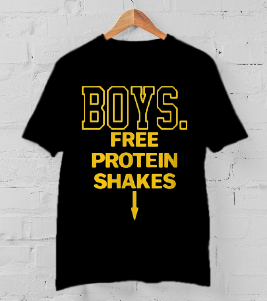 BOYS Free Protein Shakes Arrow T-Shirt