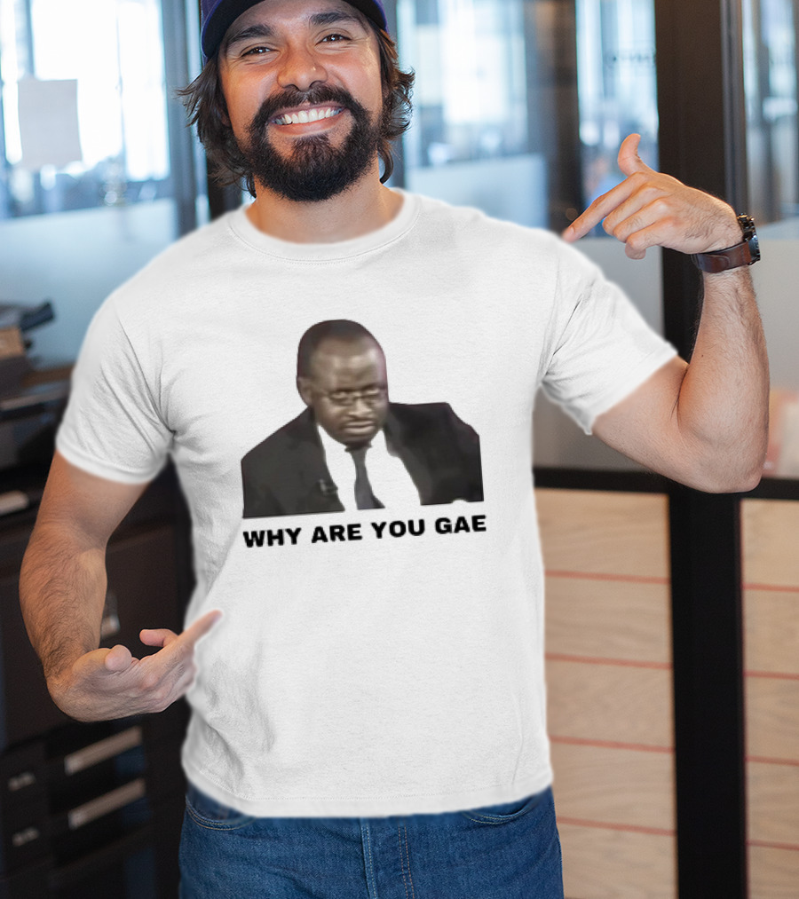Uganda Gay Rights Interview Why Are You Gae Meme Iconic Image T-Shirt