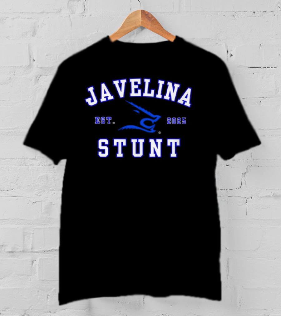 Javelina Stunt Est 2025 Athletic Mascot T-Shirt