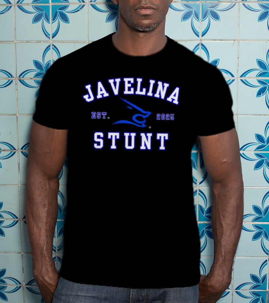 Javelina Stunt Est 2025 Athletic Mascot T-Shirt