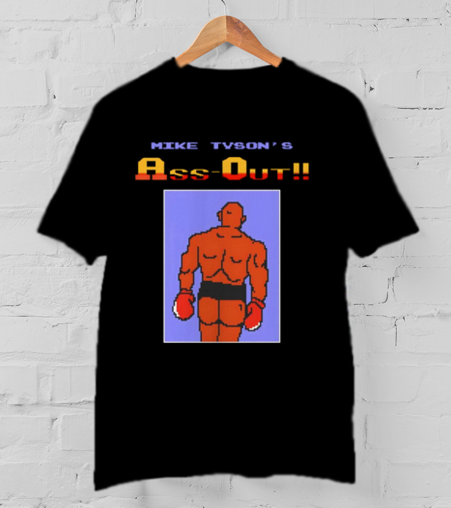 Mike Tyson's Ass-Out Pixels T-Shirt
