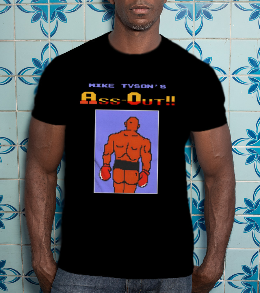 Mike Tyson's Ass-Out Pixels T-Shirt