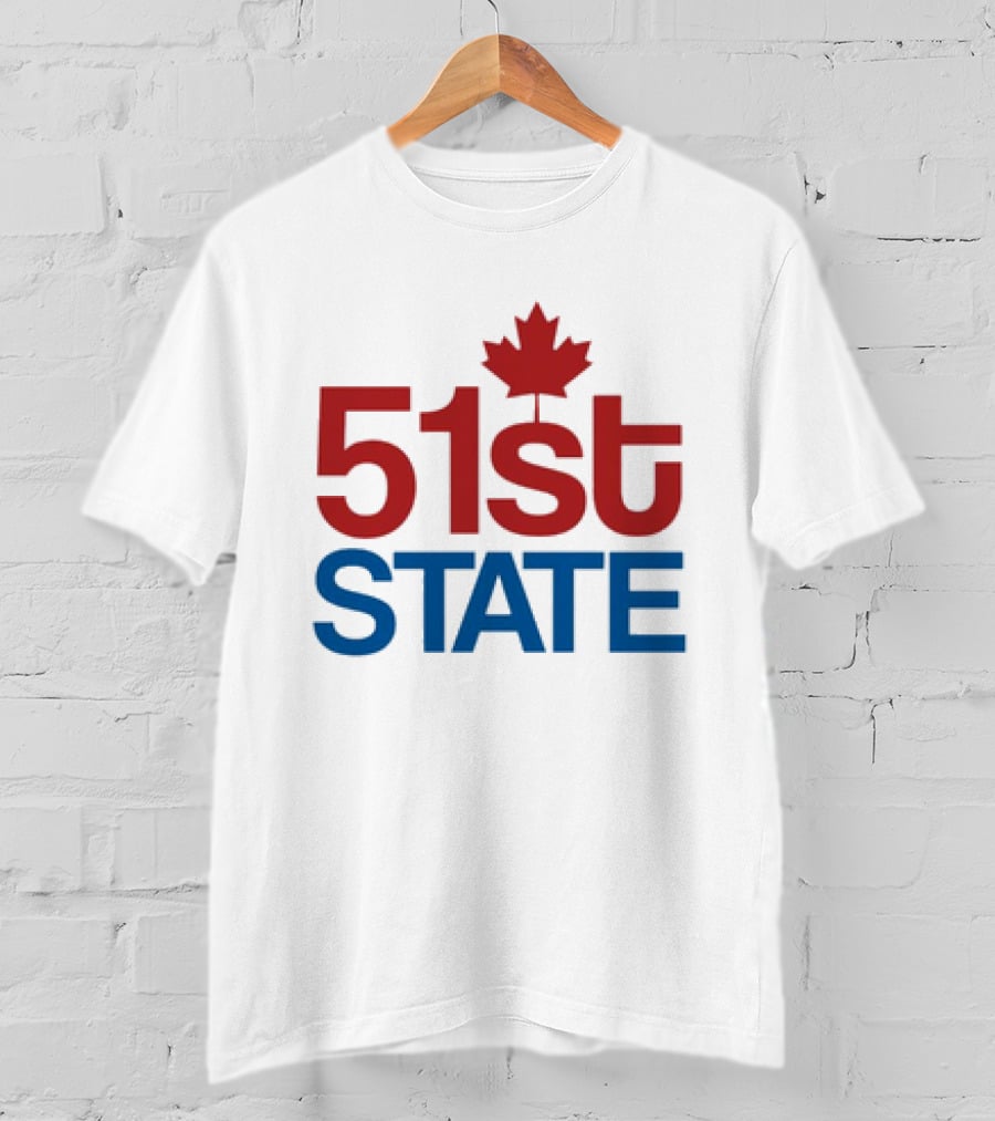 Canada 51st State Maple Leaf T-Shirt