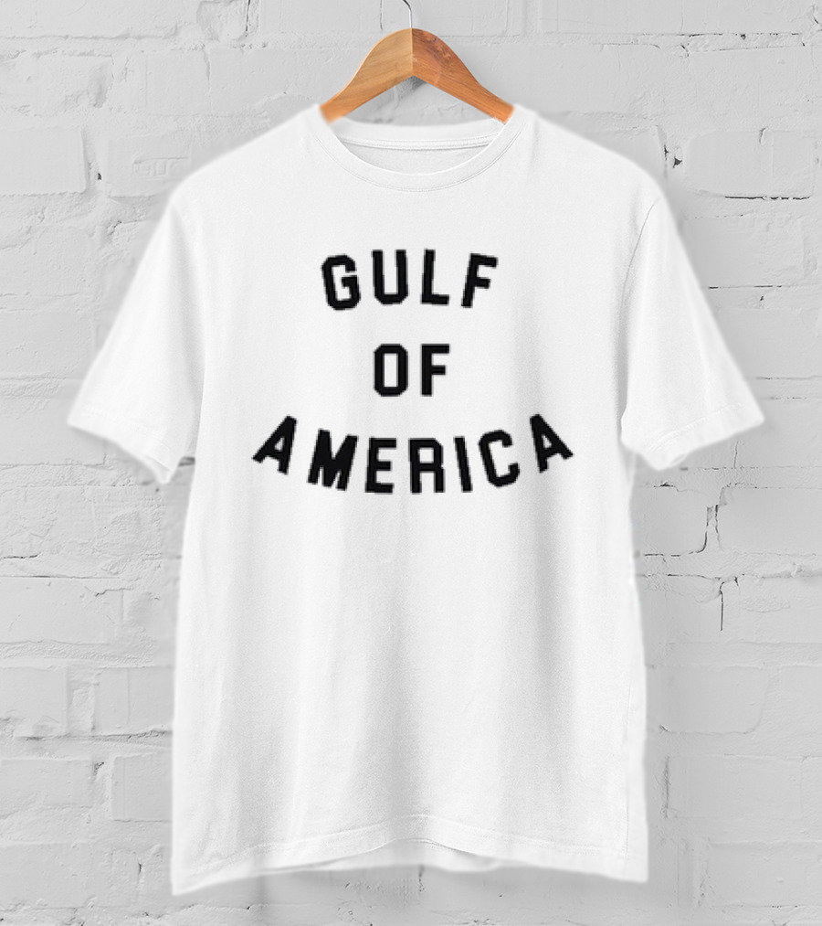 Gulf Of America Usa Coastal Region Mock Sports Text T-Shirt