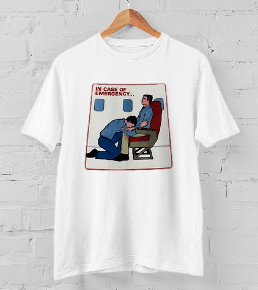 In Case Of Emergency Airplane Seat Safety Instructions T-Shirt