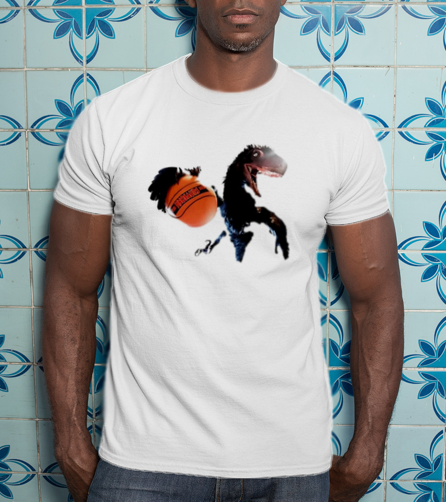 Deinonychus Basketball Action T-Shirt