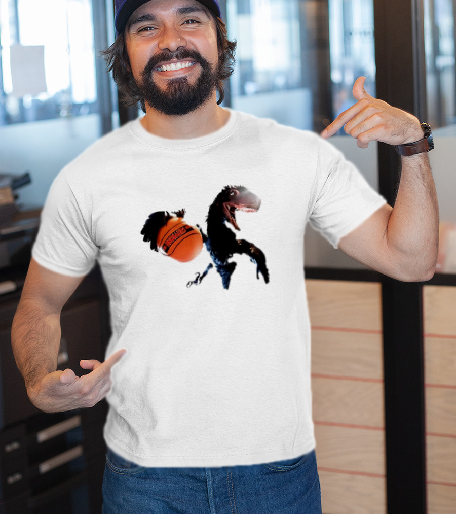 Deinonychus Basketball Action T-Shirt
