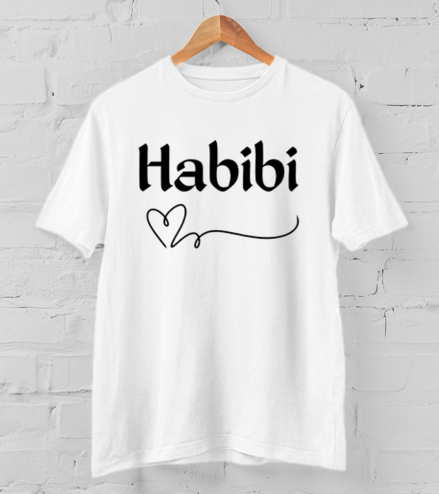 Habibi Heart Line Art Classic T-Shirt