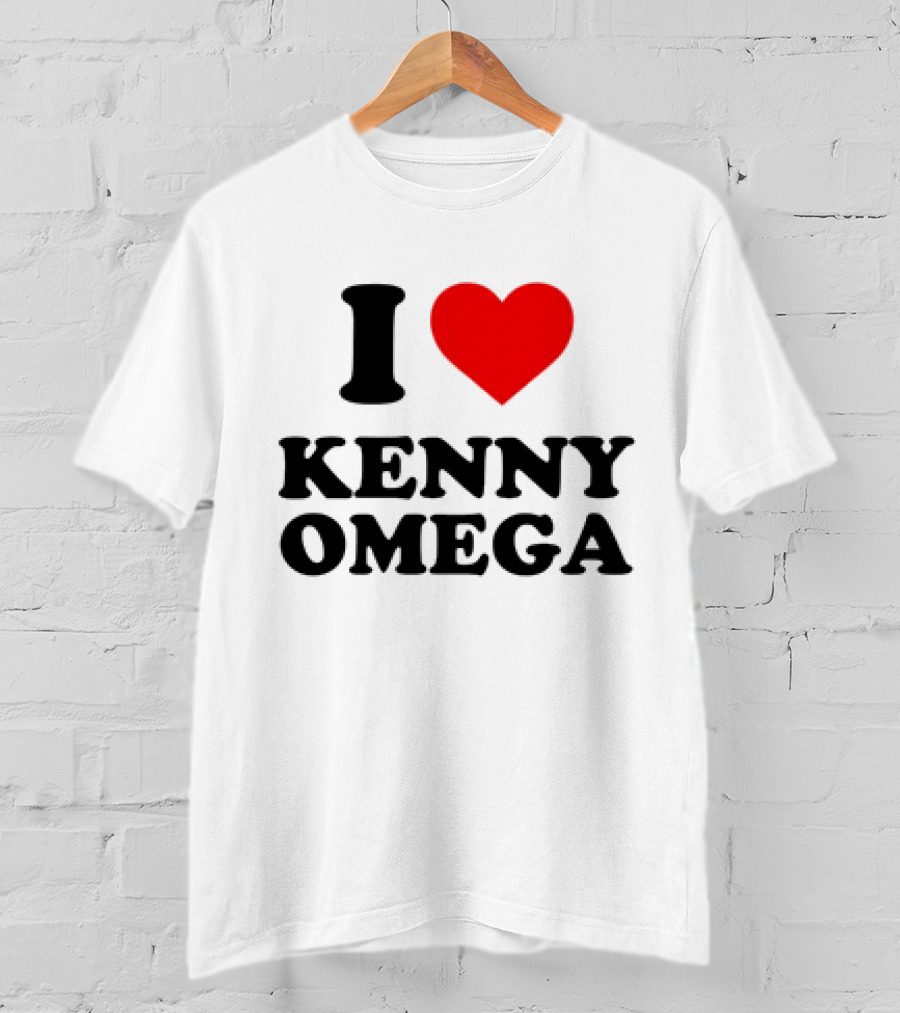 I Heart Kenny Omega Wrestler T-Shirt