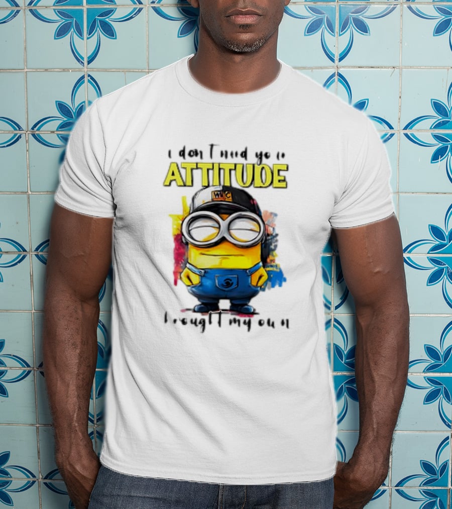 Minion Attitude Statement With Goggles And Hat T-Shirt