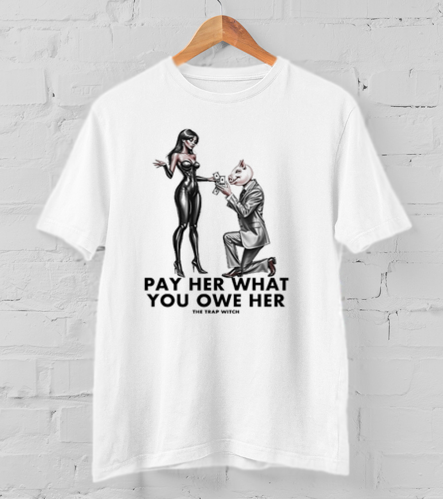 Pay Her What You Owe Her The Trap Witch Money Exchange Iconic T-Shirt