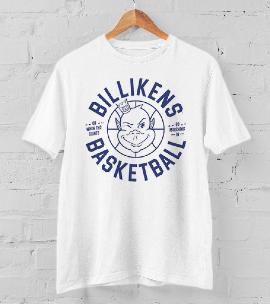 Billikens Basketball Oh When The Saints Go Marching In Retro T-Shirt