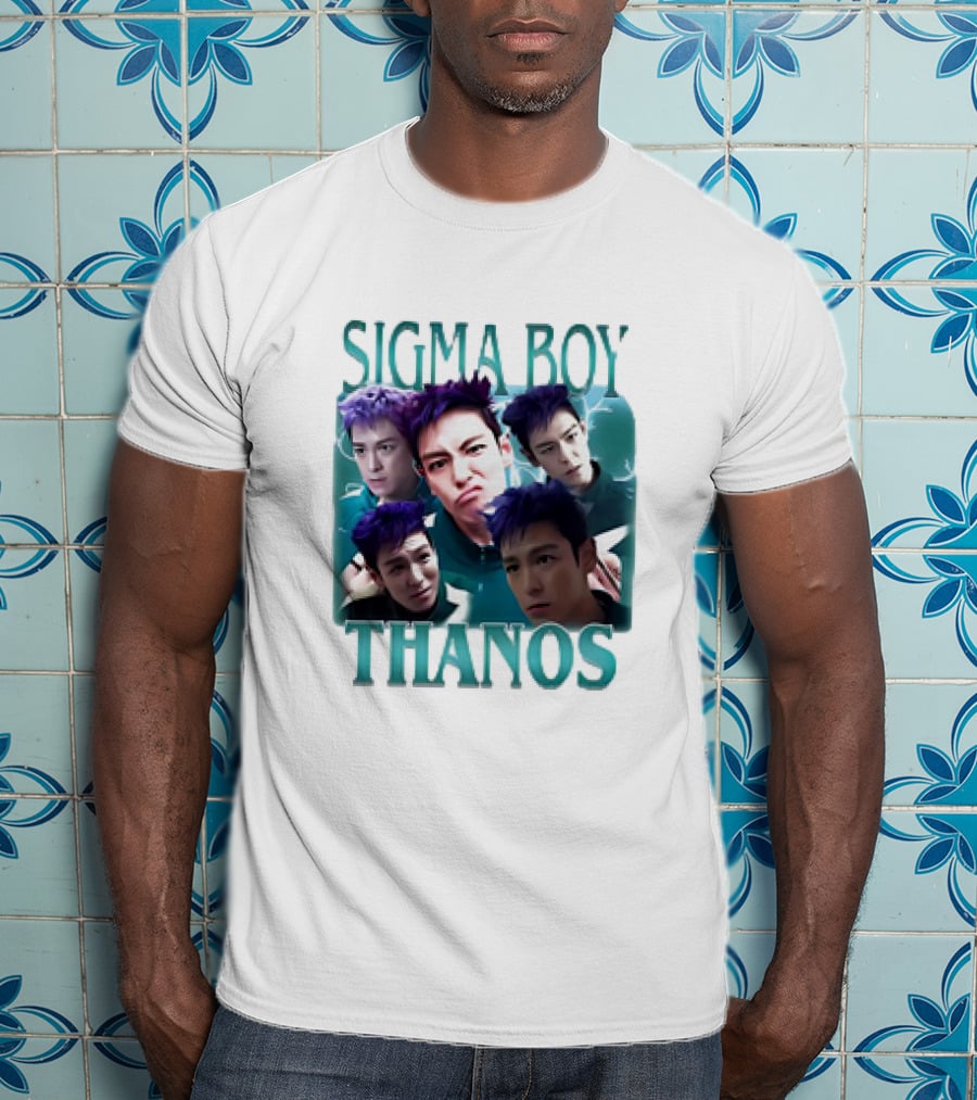 Sigma Boy Thanos Squid Game Faces T-Shirt
