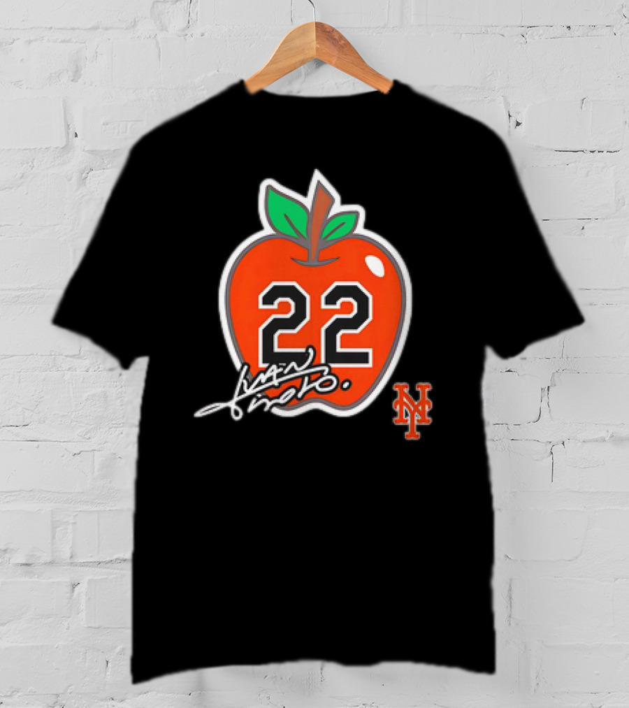 Juan Soto 22 New York Mets Apple T-Shirt