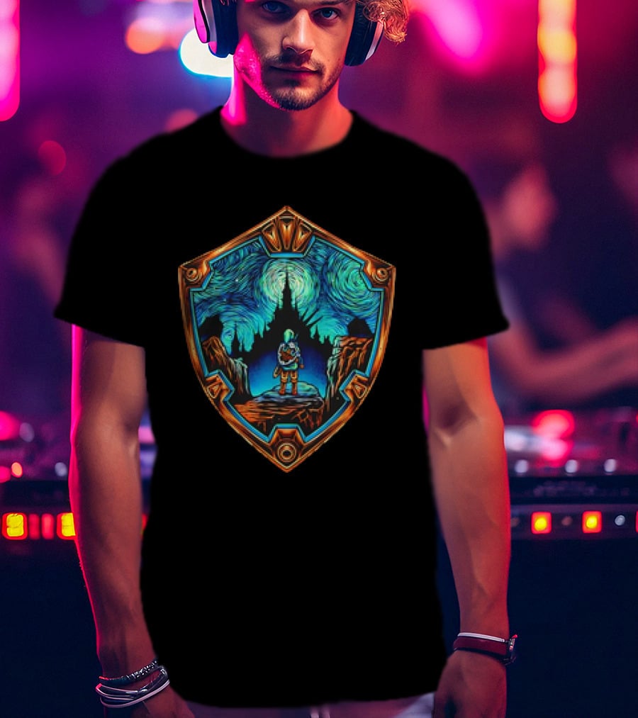 The Legend Of Zelda Horizon Destiny Shield T-Shirt