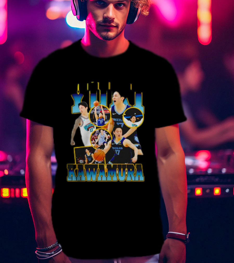 Yuki Kawamura Memphis Grizzlies NBA Basketball 90s T-Shirt