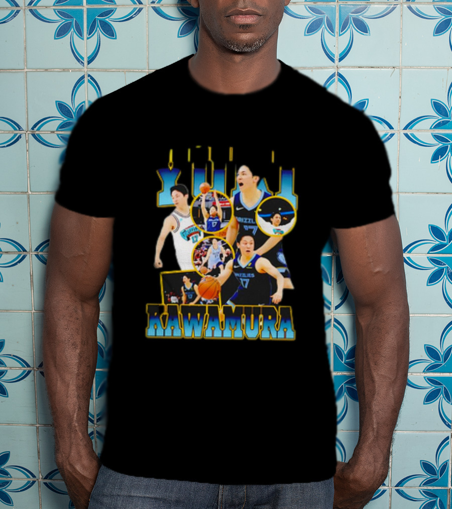 Yuki Kawamura Memphis Grizzlies NBA Basketball 90s T-Shirt