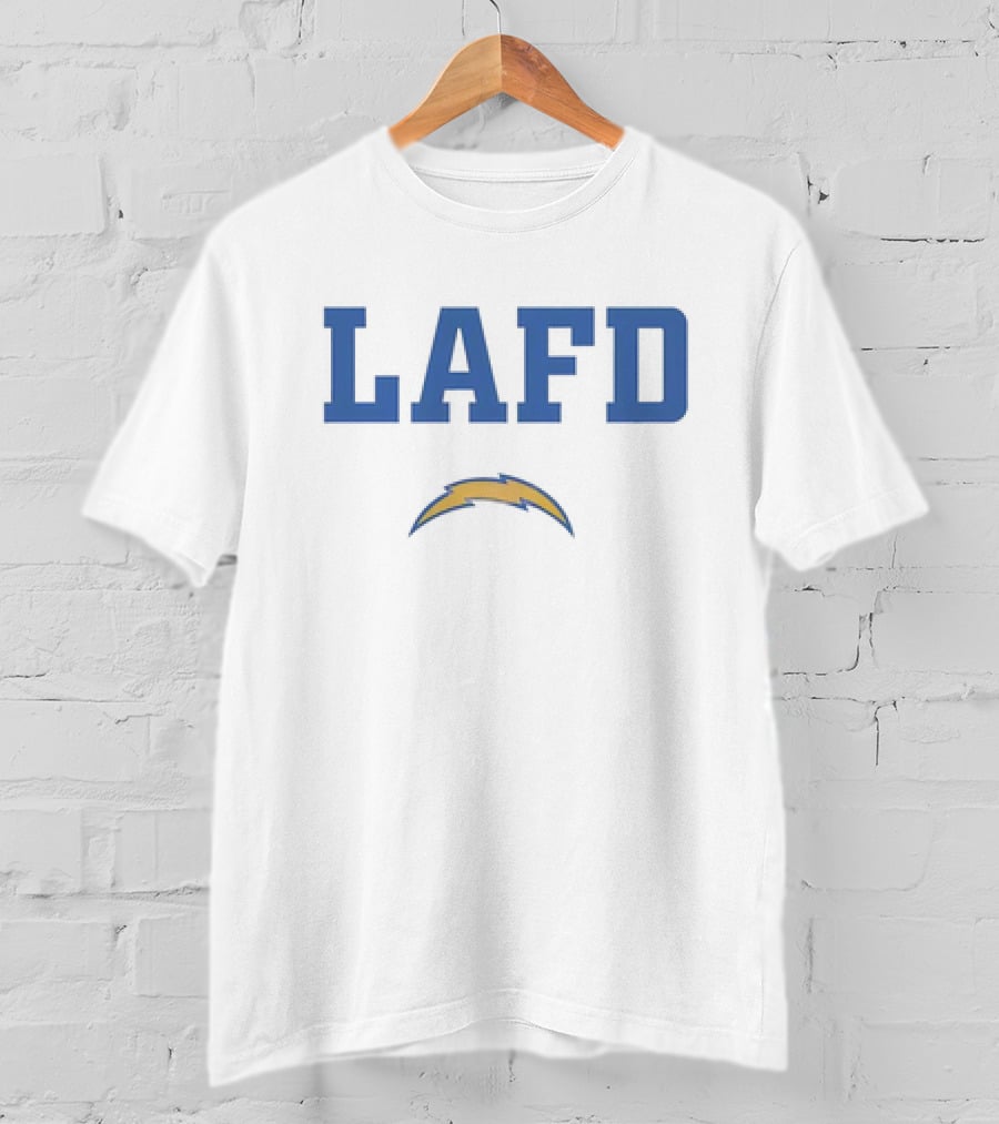 LAFD Los Angeles Chargers Bolt T-Shirt