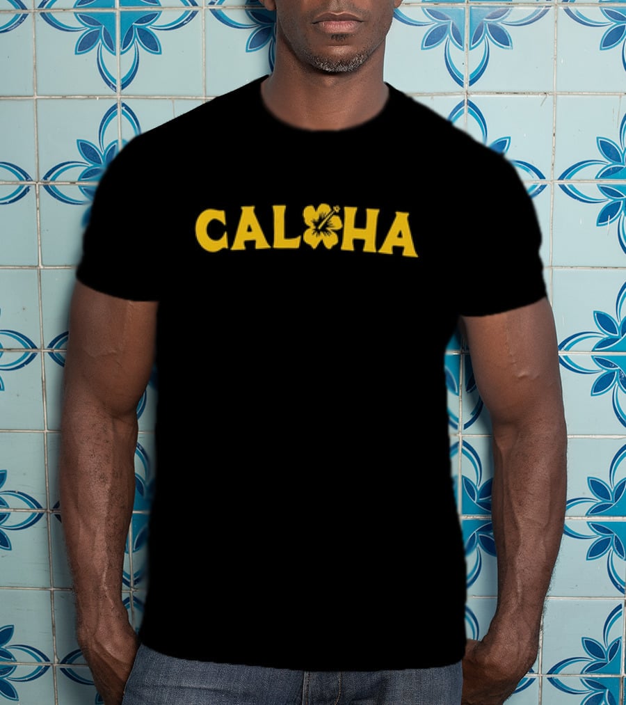 Cal Fan's Burden Caloha Hibiscus T-Shirt