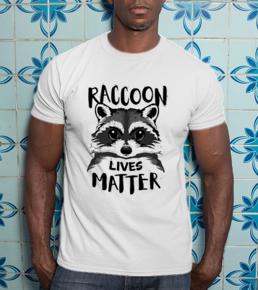 Raccoon Lives Matter Raccoon Face T-Shirt
