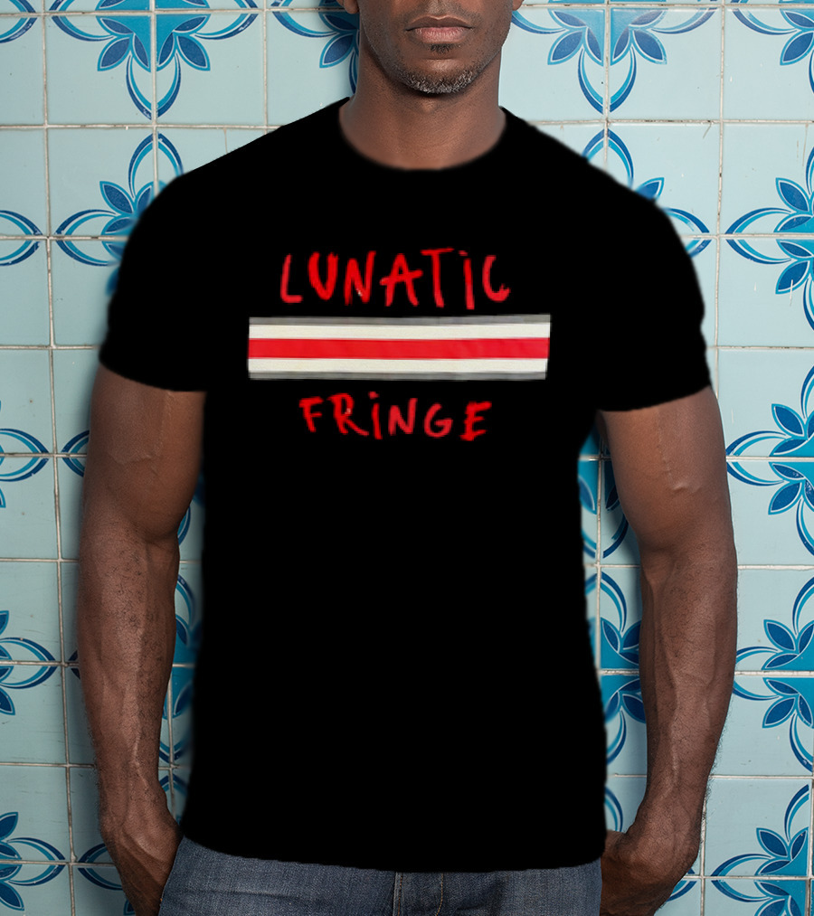 Lunatic Fringe Red And White Stripes T-Shirt