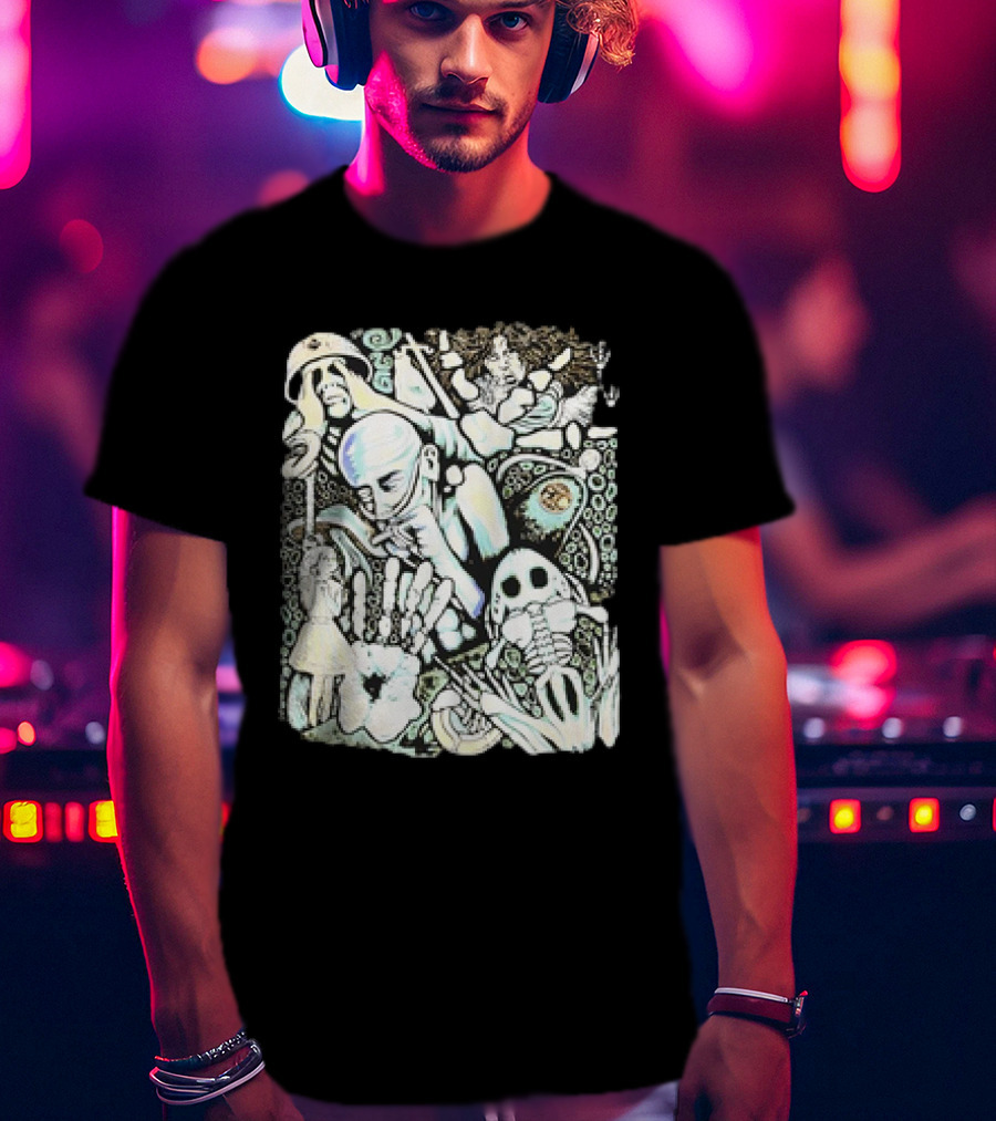 1993 Lollapalooza Alice In Chains Psychedelic T-Shirt