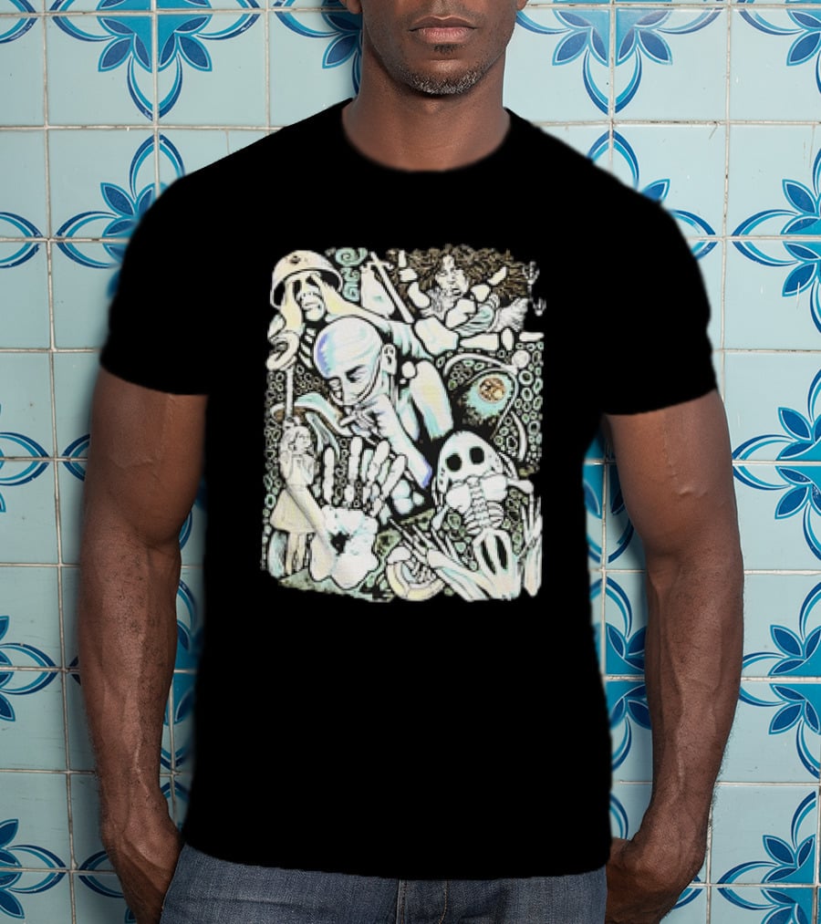 1993 Lollapalooza Alice In Chains Psychedelic T-Shirt