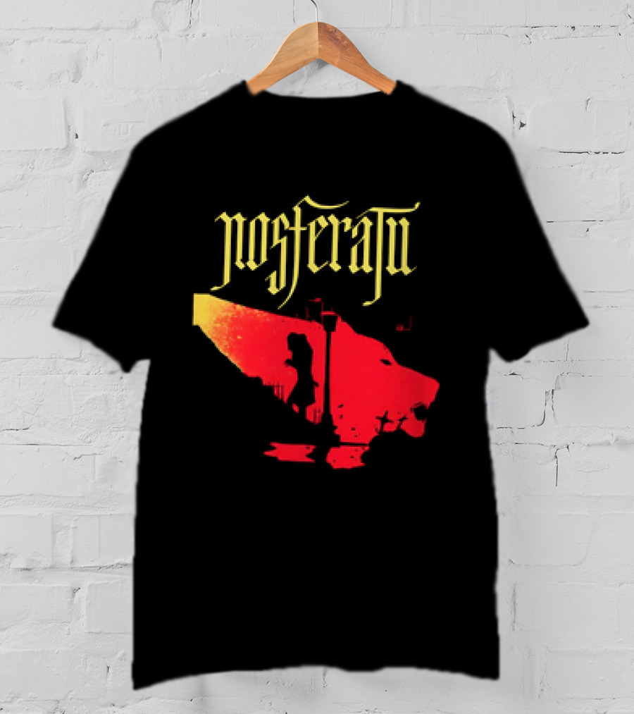 Nosferatu Vampire Silhouette Boat Scene T-Shirt