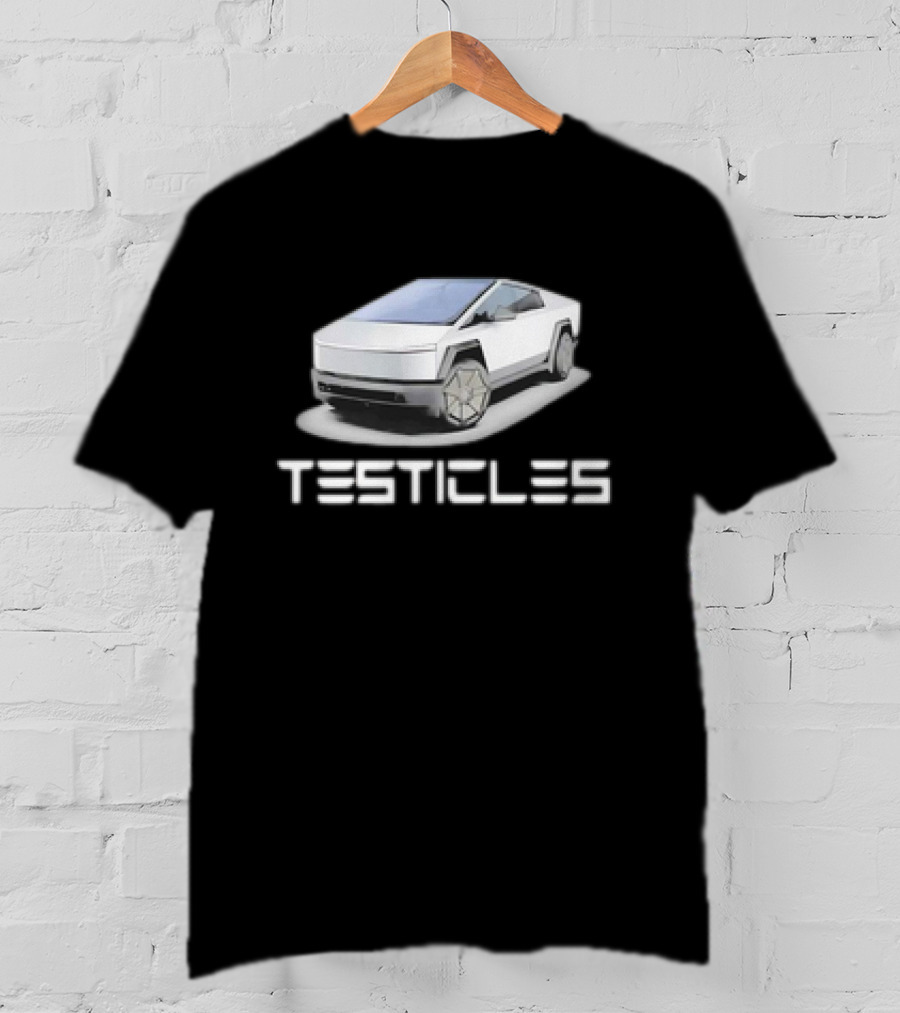 Testicles Cybertruck Parody Vintage Car T-Shirt