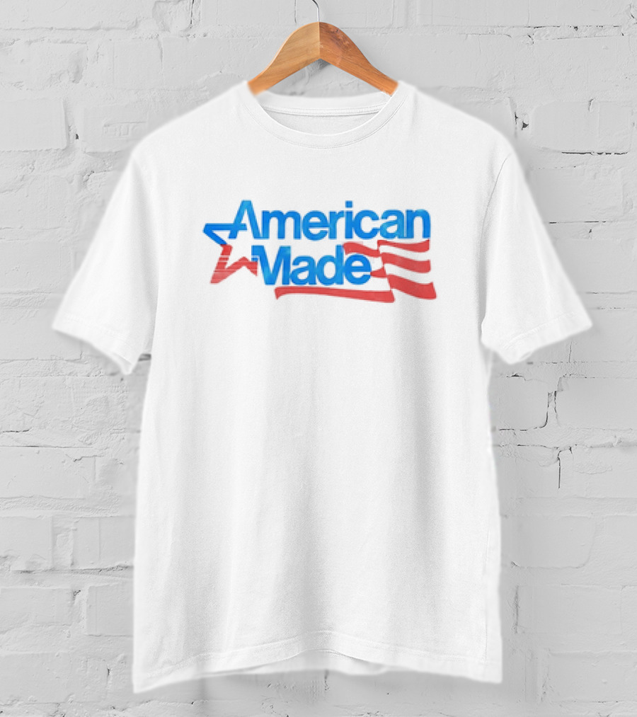 American Made USA Flag Patriotic Star And Stripes T-Shirt