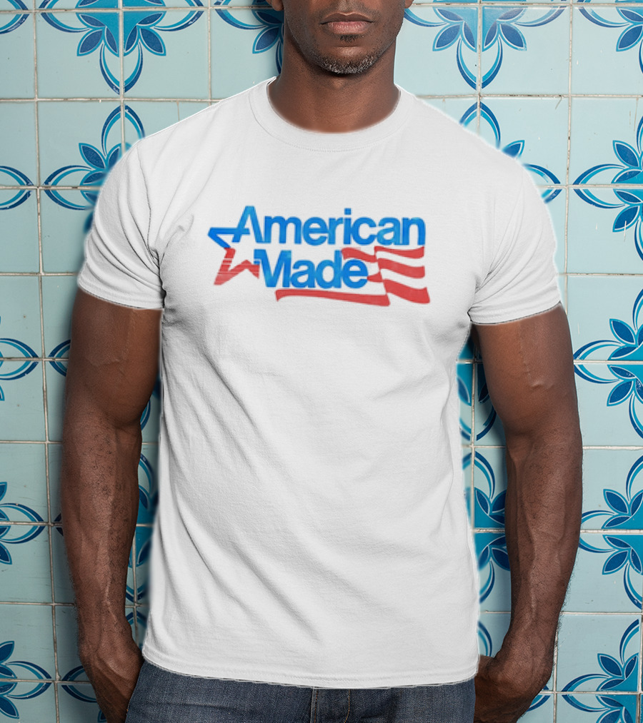 American Made USA Flag Patriotic Star And Stripes T-Shirt