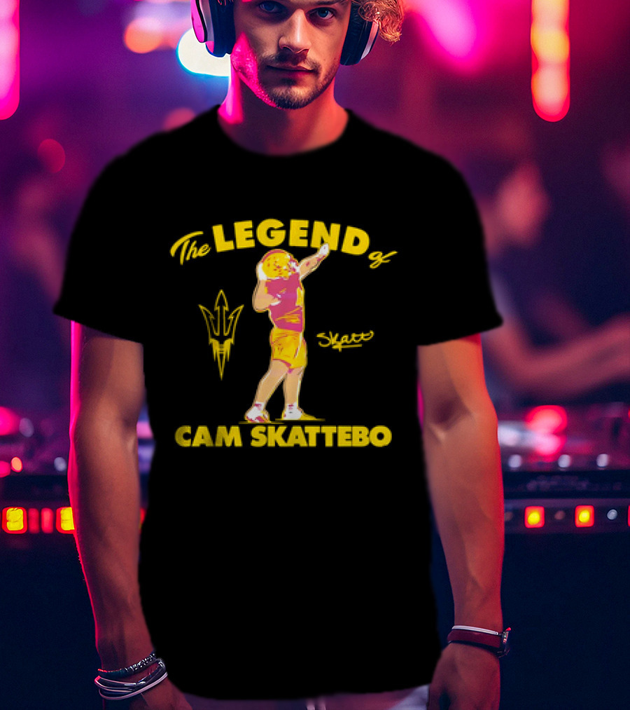 Arizona State Sun Devils The Legend Of Cam Skattebo Skatt T-Shirt