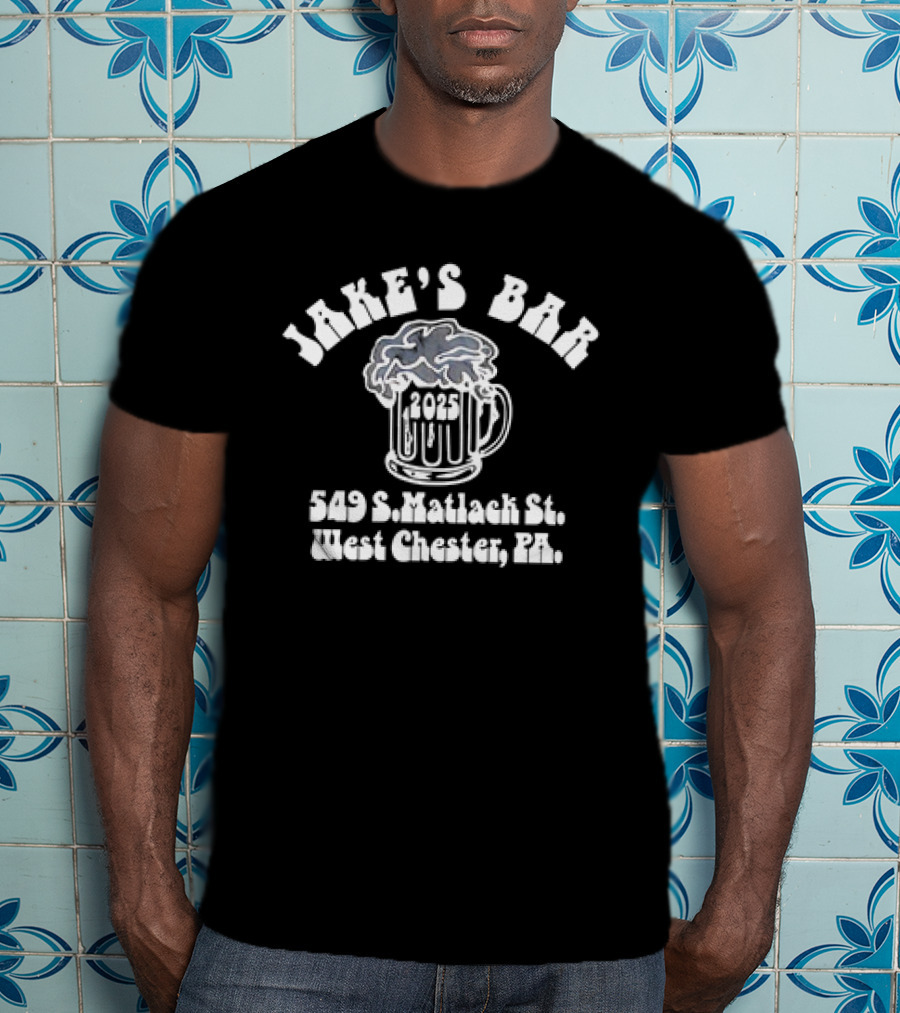 Joe Rogan Wearing Jake's Bar 2025 549 S. Matlack St. West Chester PA T-Shirt
