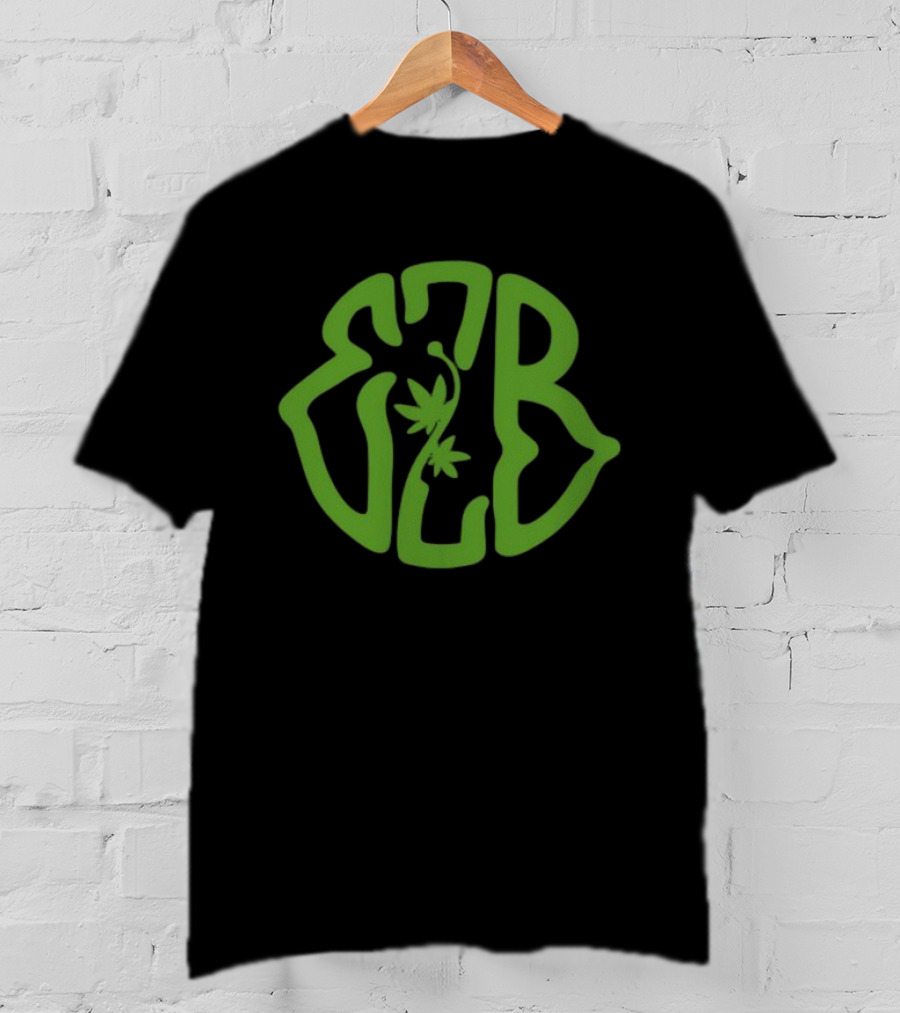 "420 Exclusive EZB Branding With Cannabis Motif" T-Shirt