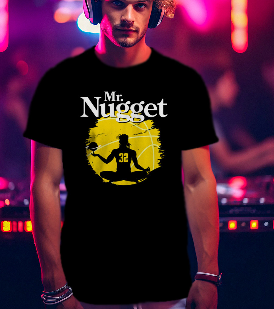 Mr. Nugget Aaron Gordon No. 32 Denver Nuggets T-Shirt