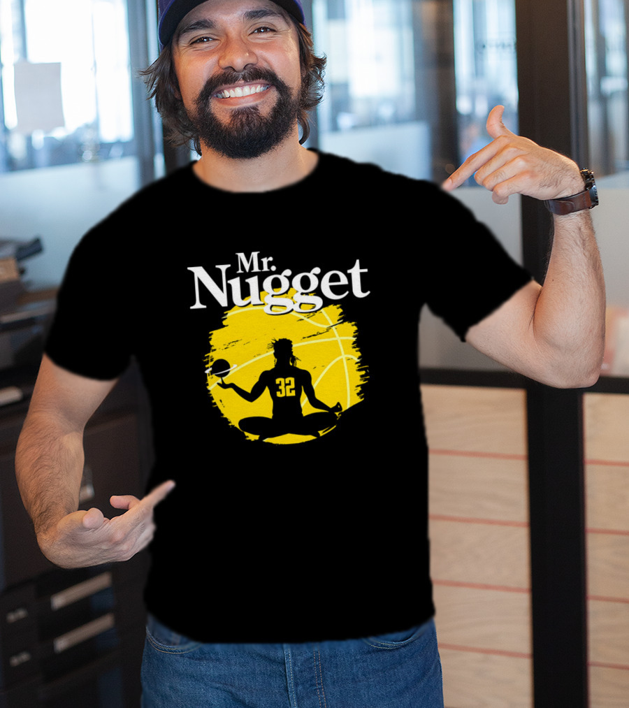 Mr. Nugget Aaron Gordon No. 32 Denver Nuggets T-Shirt